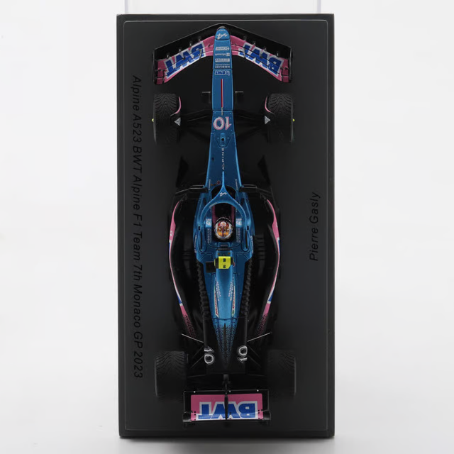 Spark Models F1 Alpine A523 2023 No.10 BWT Alpine F1 Team - Pierre Gasly Team 1/43 Scale Model