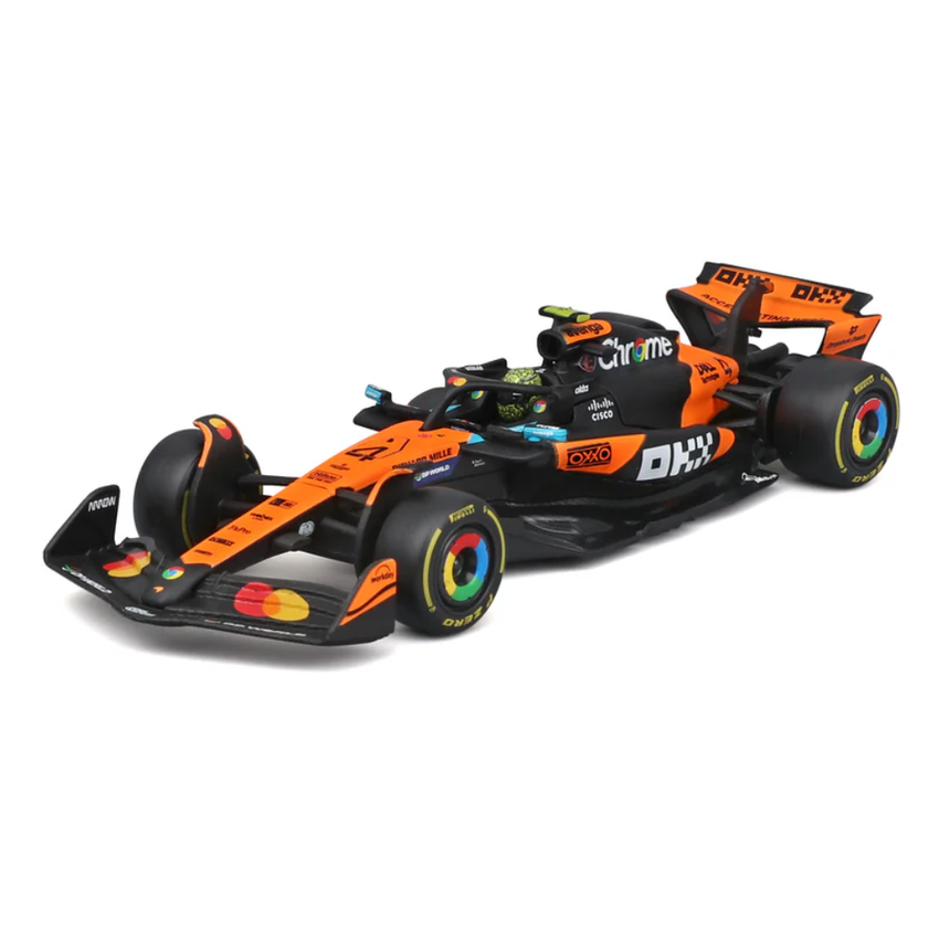 Bburago F1 McLaren F1 Team MCL39 2025 Lando Norris With Helmet 1/43 Scale Model