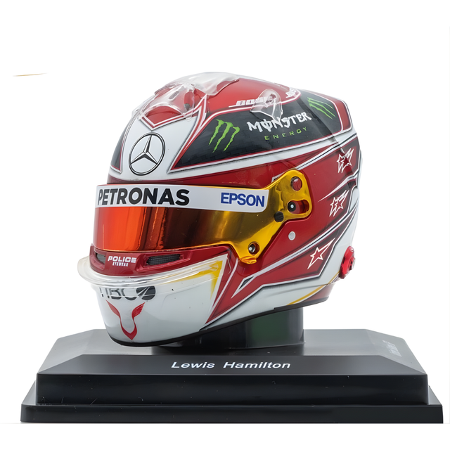 Spark Models F1 Lewis Hamilton - US GP - F1 World Championship 2019 Mini Replica Helmet 1/5 Scale Model