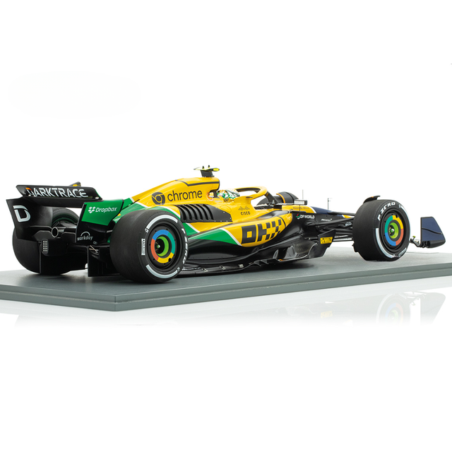 Spark Model McLaren F1 Team MCL38 No.81 2nd Monaco GP 2024 - Lando Norris 1/12 Scale Model