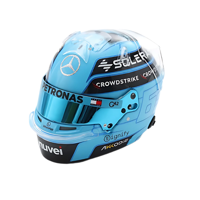 Spark Models George Russell - Abu Dhabi GP 2024 Mini Replica Helmet 1/5 Scale