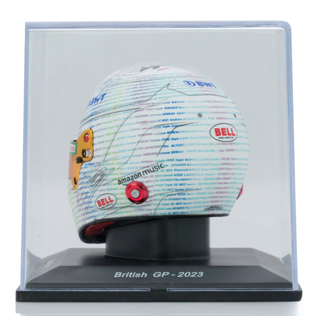 Spark Models F1 BWT Alpine F1 Team - Esteban Ocon - British GP 2023 1/5 Scale Mini Replica Helmet