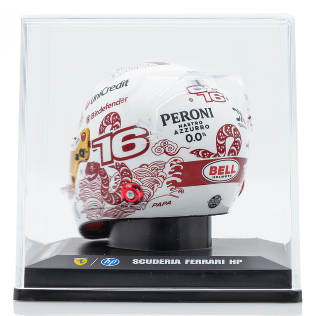 LookSmart F1Charles Leclerc – Scuderia Ferrari HP China GP 2025 Mini Replica Helmet 1/5 Scale
