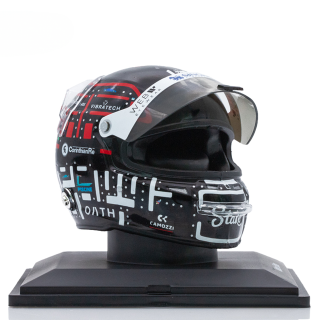 Spark Models F1 Alfa Romeo F1 Team Stake - Valtteri Bottas Monaco GP 2023 - Mini Replica Helmet 1/5 Scale