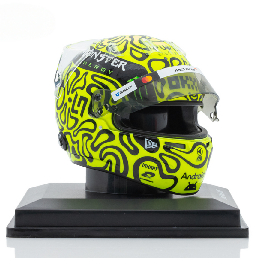 Spark Models McLaren Formula 1 Team - Lando Norris - 2025 Mini Replica Helmet Model 1/5 Scale Model