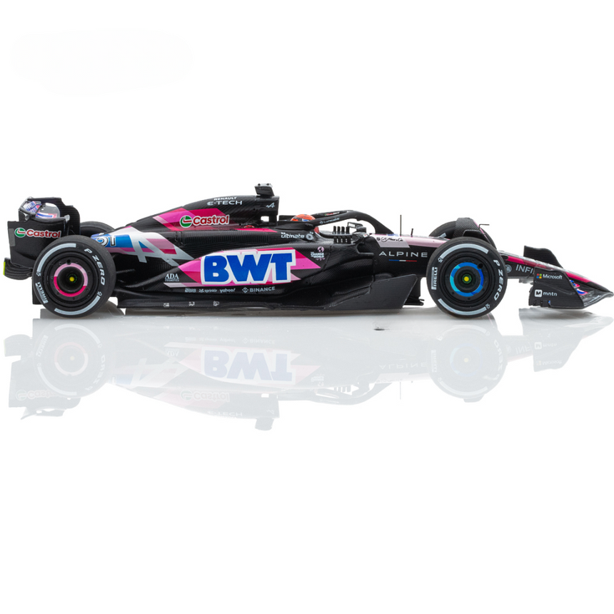 Spark Models F1 BWT Alpine F1 Team A524 No.31 Bahrain GP 2024 - Esteban Ocon 1/43 Scale Model