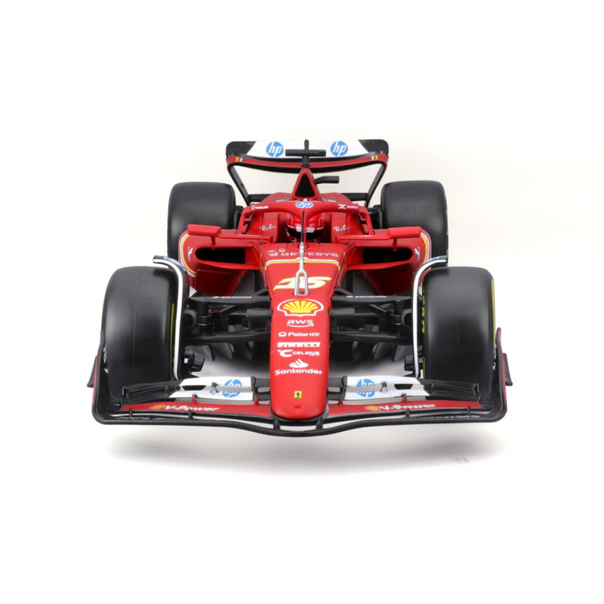 Bburago F1 2023 Ferrari F1 Team SF-23 No.55 - Carlos Sainz With Helmet 1/24 Scale