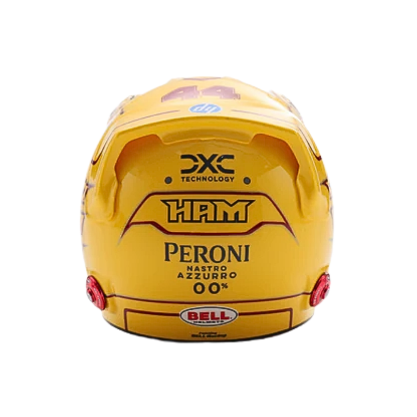 LookSmart Lewis Hamilton - Scuderia Ferrari HP - Fiorano Test 2025 Mini Replica Helmet Model 1/5 Scale