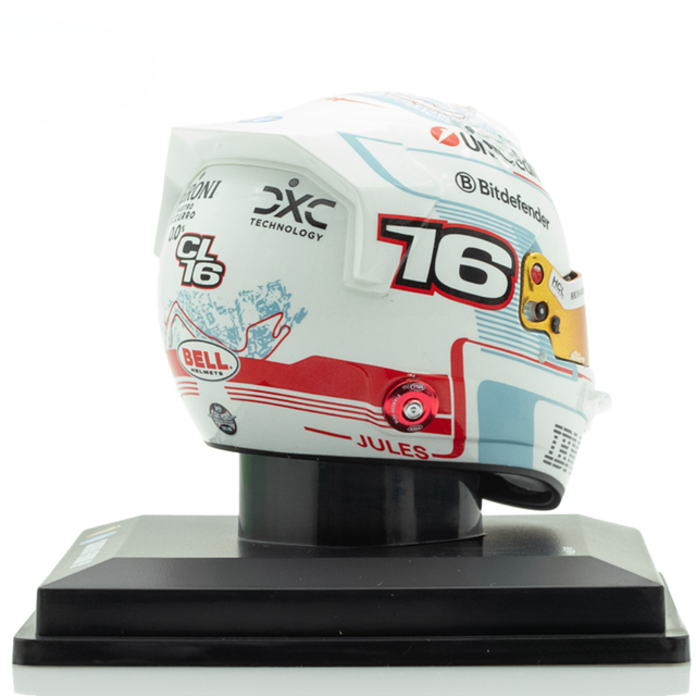 LookSmart F1 Charles Leclerc - Monaco GP 2025 - 2nd Place Mini Replica Helmet 1/5 Scale Model
