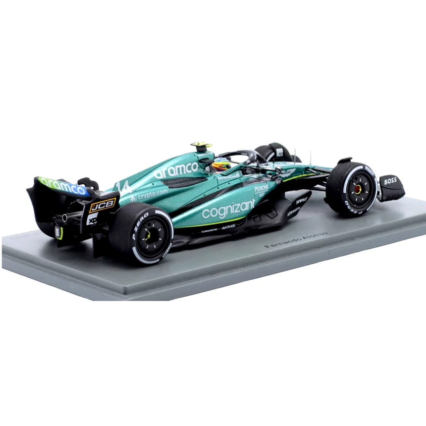 Spark Models F1 Aston Martin F1 AMR23 No.14 Aston Martin Aramco Cognizant - Fernando Alonso - F1 Team 1/43 Scale