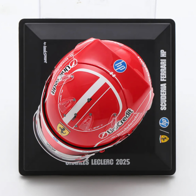 LookSmart F1 Charles Leclerc - Scuderia Ferrari HP 2025 Mini Replica Helmet Model 1/5 Scale Model