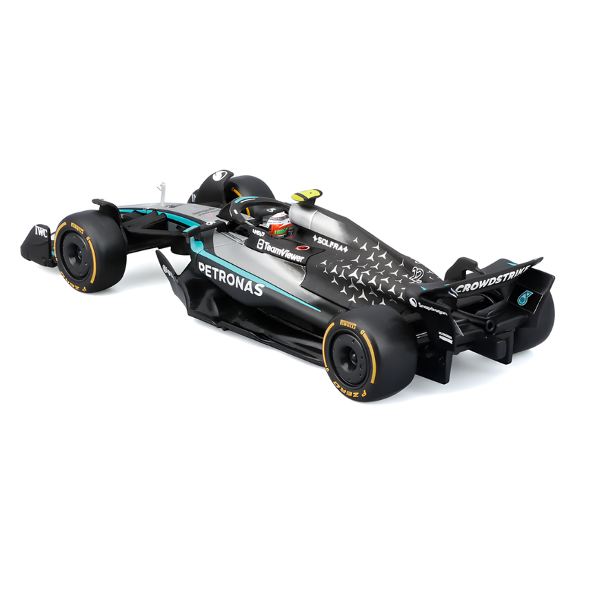 Bburago F1 Mercedes F1 Team AMG W16 2025 Kimi Antonelli With Helmet 1/43 Scale Model