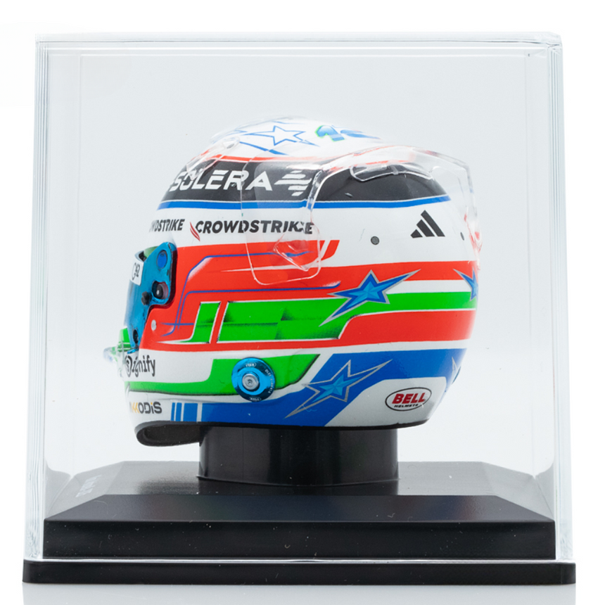 Spark Models F1 Mercedes-AMG PETRONAS F1 Team - Kimi Antonelli - 2025 Mini Replica Helmet Model 1/5 Scale Model