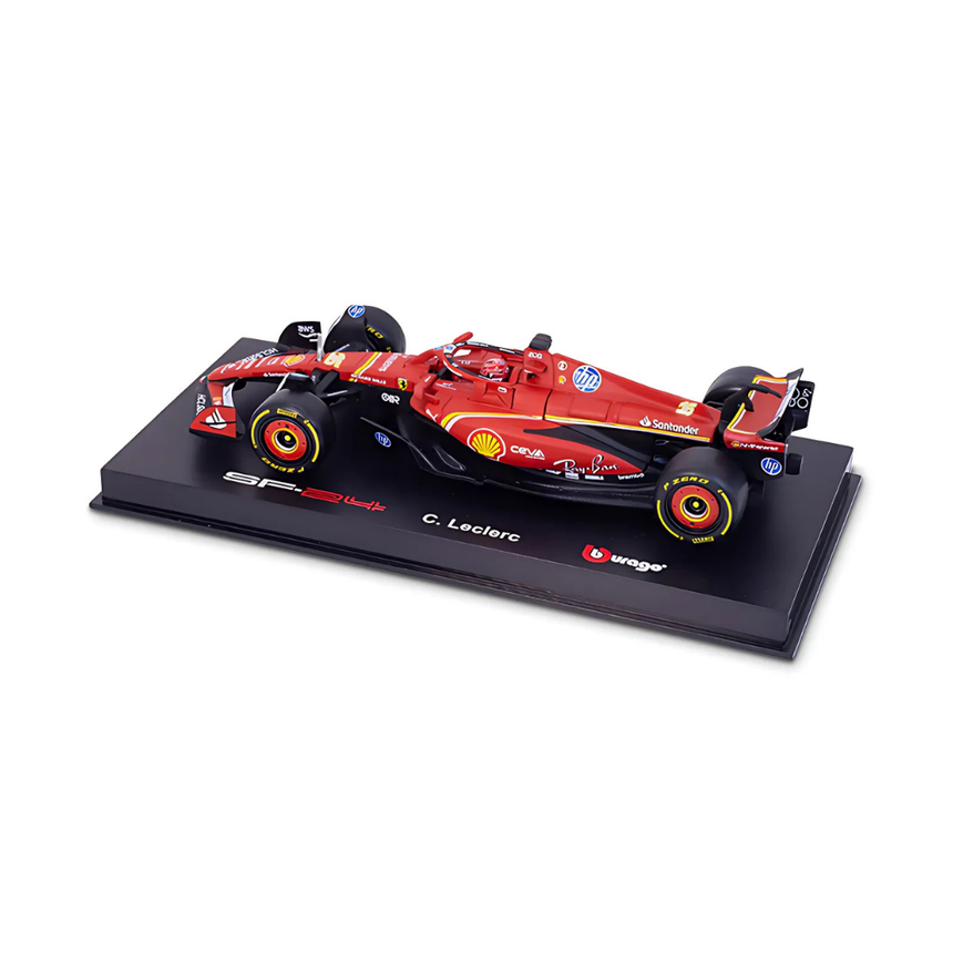 Bburago F1 2024 Ferrari F1 SF-24 With Helmet - Carlos Sainz 1/43 Scale