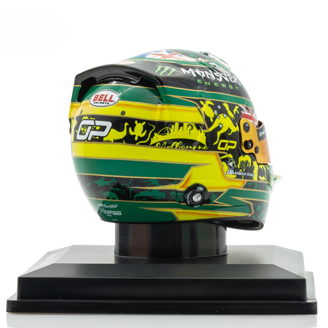 Spark Models F1 McLaren F1 Team - Oscar Piastri - Australian GP 2025 Mini Replica Helmet 1/5 Scale