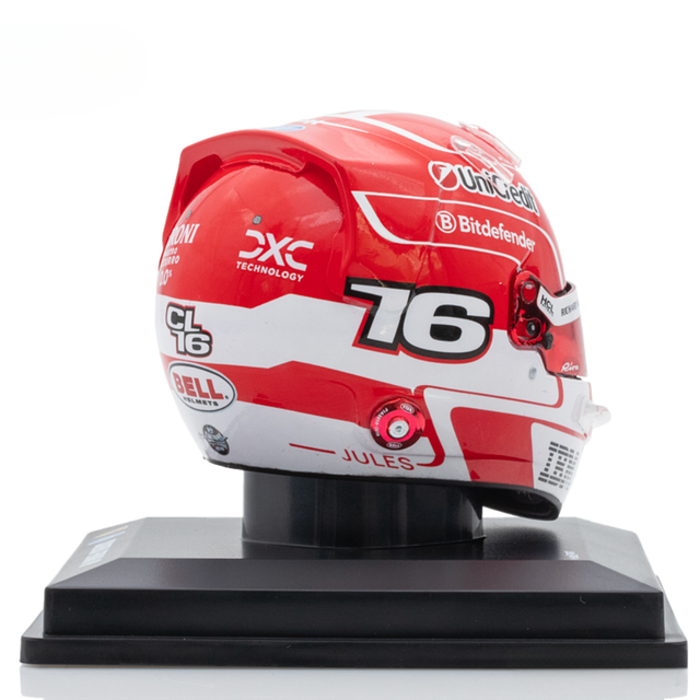 LookSmart F1 Charles Leclerc - Scuderia Ferrari HP 2025 Mini Replica Helmet Model 1/5 Scale Model