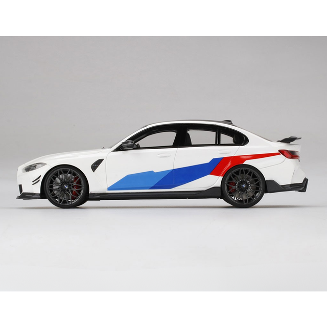 TSM BMW M3 M Performance (G80) Alpine White 1/18 Scale Model Car