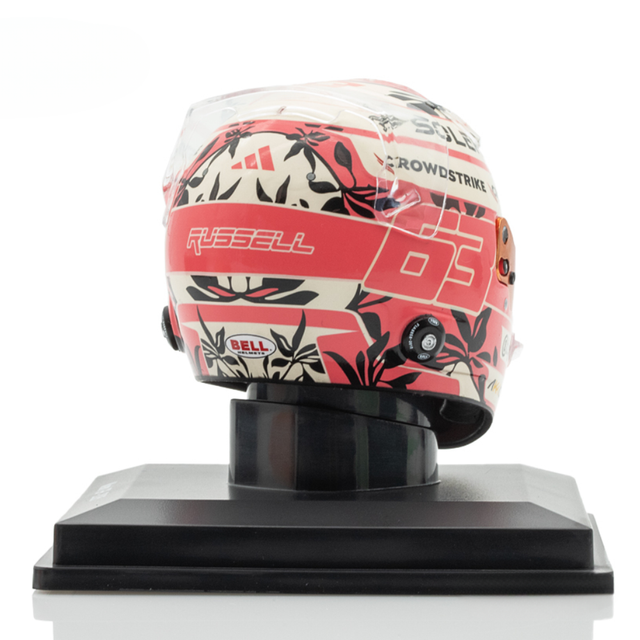 Spark Models F1 Mercedes-AMG PETRONAS F1 Team - George Russell - Miami GP 2025 1/5 Scale Mini Replica Helmet
