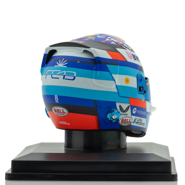 Spark Models F1 BWT Alpine F1 Team - Franco Colapinto - 2025 Mini Replica Helmet 1/5 Scale Model