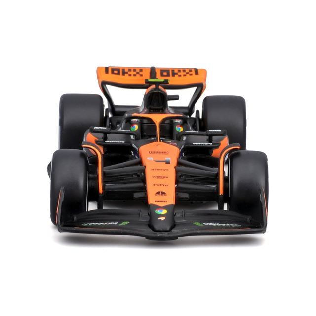 Bburago F1 McLaren F1 Team MCL38 Miami Grand Pix 2024 No.4 - Lando Norris Senna Livery 1/43 Scale Model