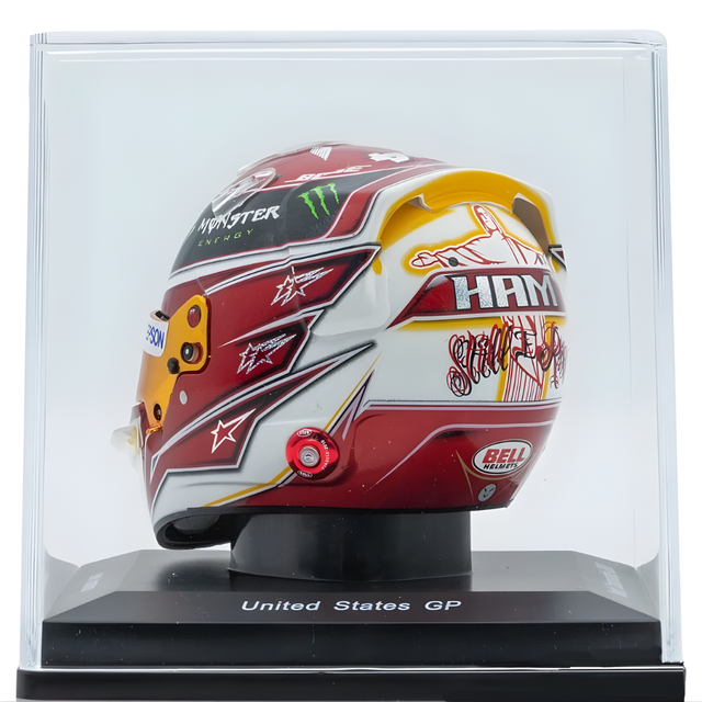 Spark Models F1 Lewis Hamilton - US GP - F1 World Championship 2019 Mini Replica Helmet 1/5 Scale Model