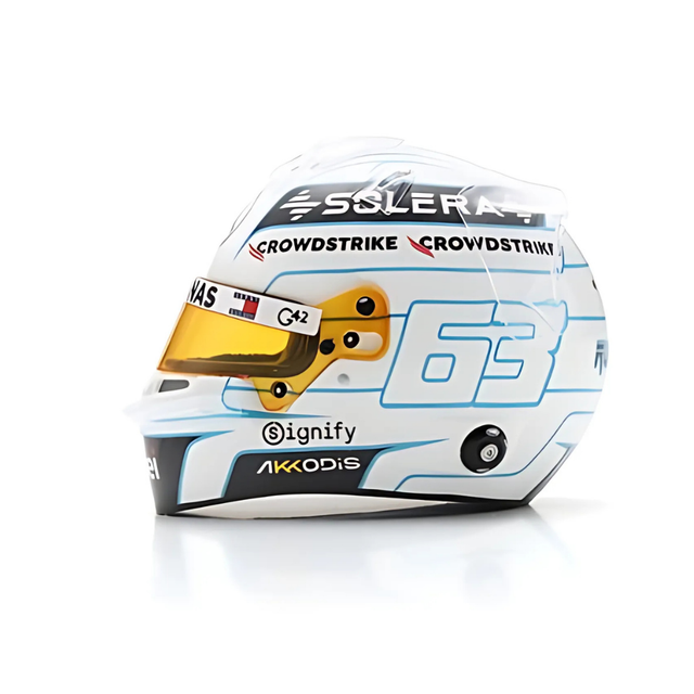 Spark Models George Russell - Qatar GP 2024 Mini Replica Helmet 1/5 Scale