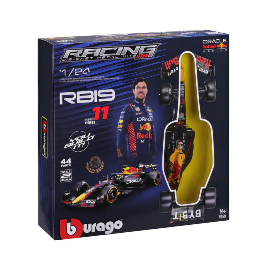 Bburago F1 Red Bull Racing RB19 2023 Model Kit - Sergio Perez 1/24 Scale