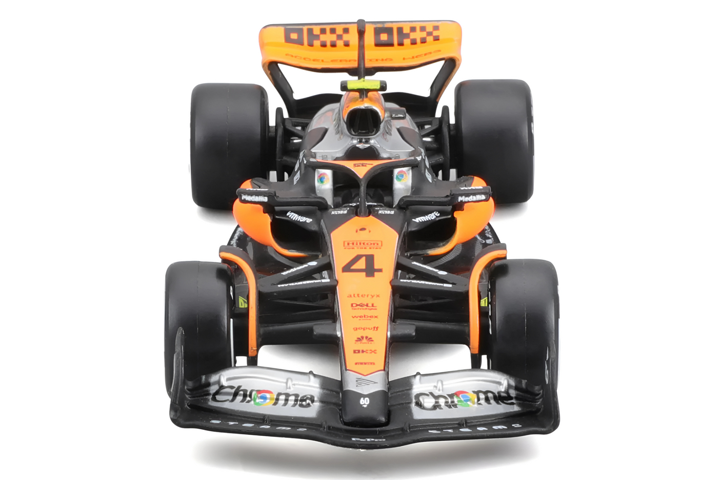 Bburago F1 McLaren F1 Team MCL60 2023 No.4 - Lando Norris 1/43 Scale