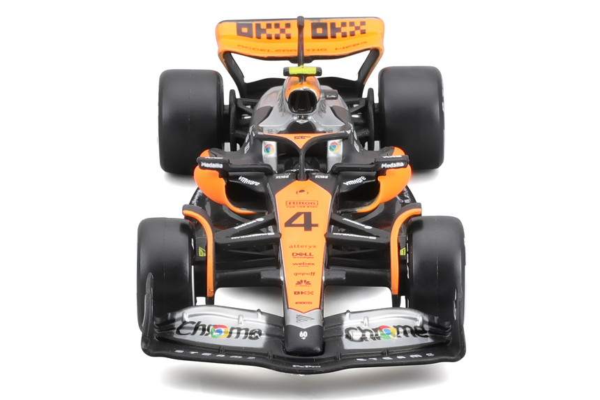 Bburago F1 McLaren F1 Team MCL60 2023 No.4 - Lando Norris 1/43 Scale