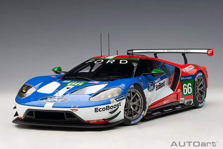 AutoArt Ford GT LM 2016 Johnson/Mücke/Pla No.66 1/18 Scale
