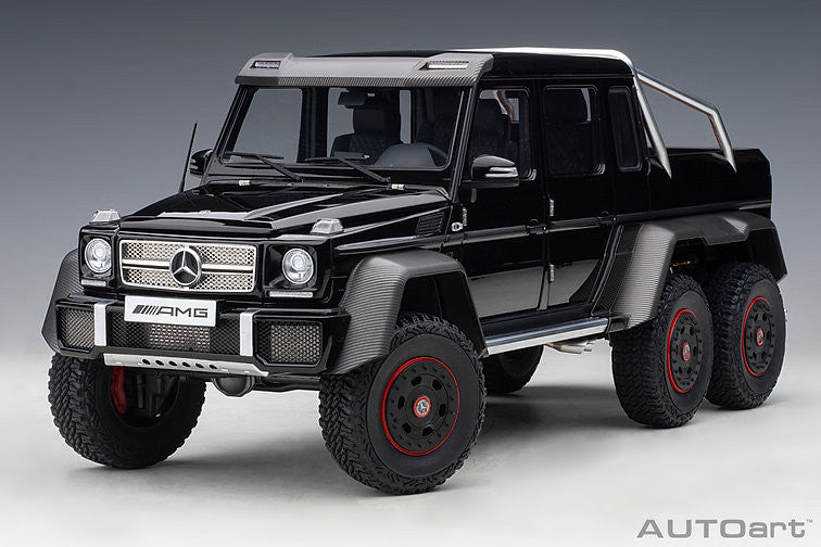 AutoArt Mercedes-Benz G63 AMG 6x6 2013 (Gloss Black) 1/18 Scale