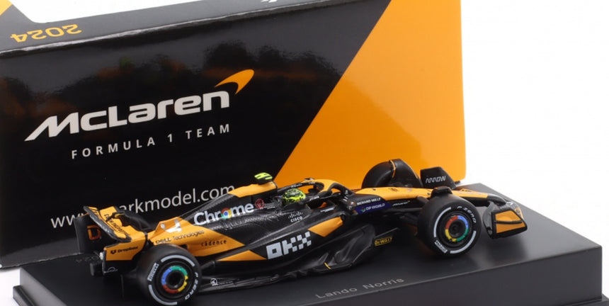 Spark Models F1 McLaren F1 Team MCL38 No.4 3rd 2024 - Lando Norris 1/64 Scale