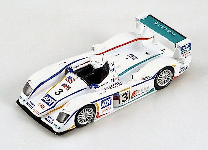 Spark Models Audi R8 No.3 Champion Racing - Winner Le Mans 24H 2005 - M. Werner - JJ. Lehto - T. Kristensen 1/43 Scale