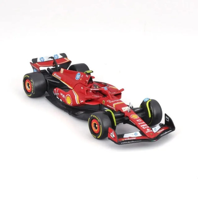 Bburago F1 2024 Ferrari F1 SF-24 With Helmet - Carlos Sainz 1/43 Scale Model