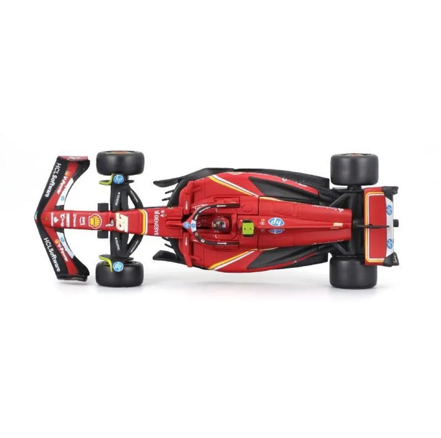 Bburago F1 2024 Ferrari F1 SF-24 With Helmet - Carlos Sainz 1/43 Scale Model