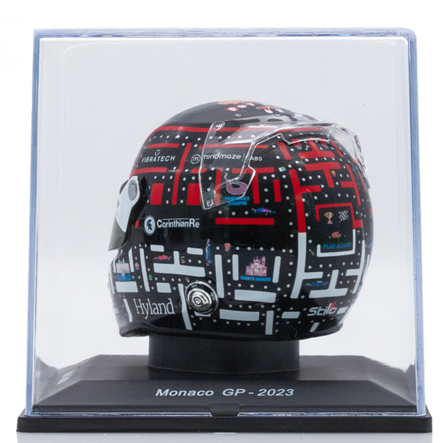 Spark Models F1 Alfa Romeo F1 Team Stake - Valtteri Bottas Monaco GP 2023 - Mini Replica Helmet 1/5 Scale