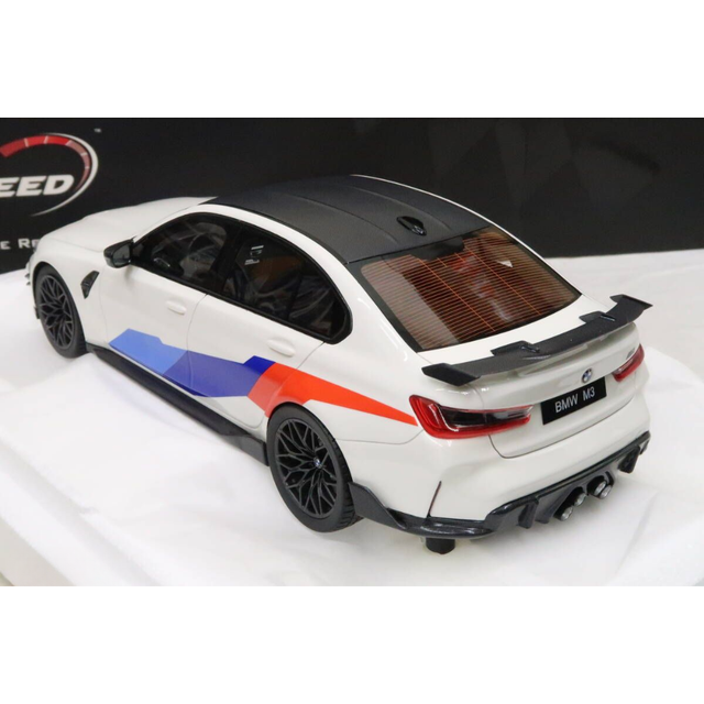TSM BMW M3 M Performance (G80) Alpine White 1/18 Scale Model Car