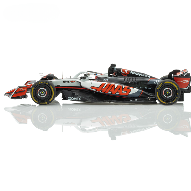 Spark Models F1 Haas VF-25 No.31 M1yGram Haas F1 Team - Canadian GP 2025 - 200th GP - Esteban Ocon 1/43 Scale
