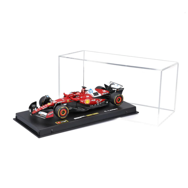 Bburago F1 Ferrari F1 Team SF-25 2025 Charles Leclerc With Helmet 1/43 Scale Model