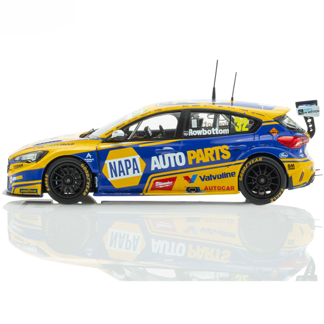 Spark Models NAPA Racing UK No.32 Ford Focus BTCC - Snetterton Race 2 Winner 2025 - Daniel Rowbottom 1/43 Scale Model