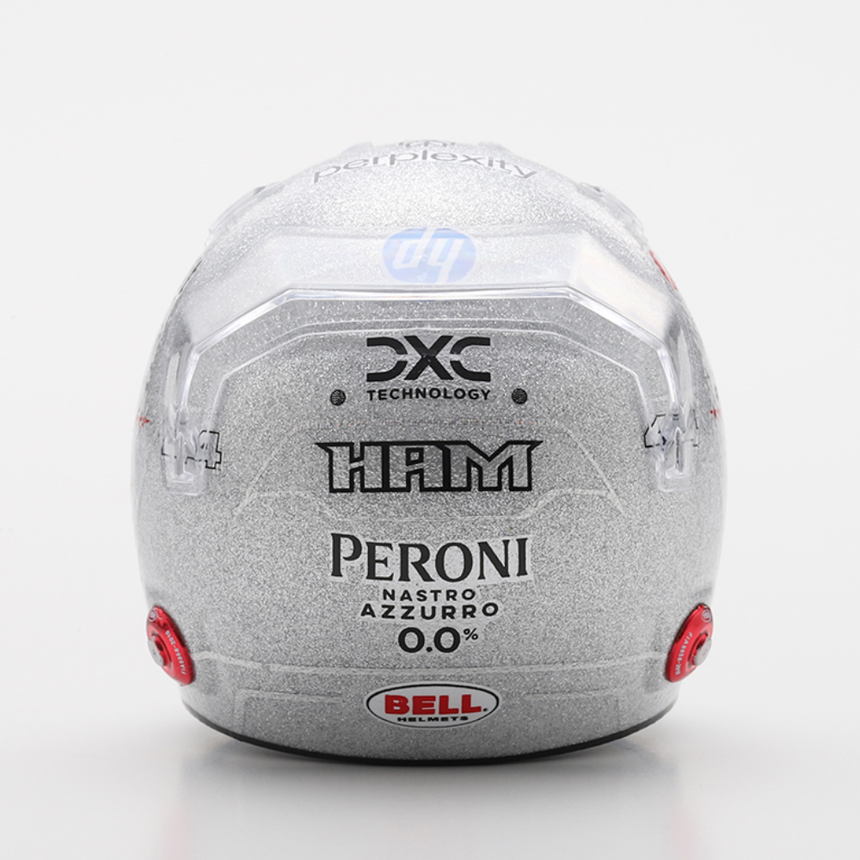 LookSmart F1 Lewis Hamilton – Scuderia Ferrari HP Las Vegas GP 2025 1/5 Scale Mini Replica Helmet