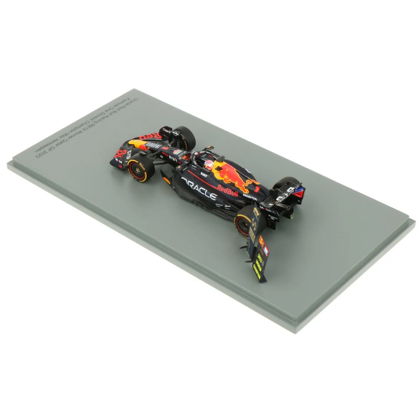 Spark Models F1 Oracle Red Bull Racing RB19 No.1 Oracle Red Bull Racing 2nd Sprint Race Qatar GP 2023 - Max Verstappen 1/43 Scale