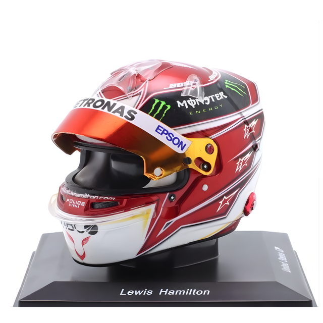 Spark Models F1 Lewis Hamilton - US GP - F1 World Championship 2019 Mini Replica Helmet 1/5 Scale Model