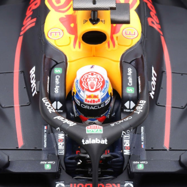 Spark Models F1 Oracle Red Bull Racing RB19 No.1 Oracle Red Bull Racing 2nd Sprint Race Qatar GP 2023 - Max Verstappen 1/18 Scale Model