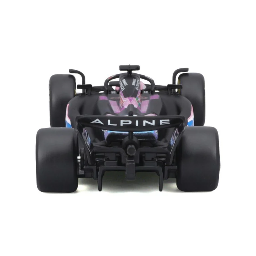 Bburago F1 BWT Alpine F1 Team A524 2024 With Helmet - Esteban Ocon 1/43 Scale