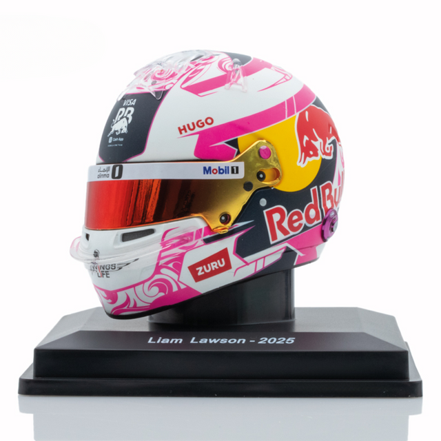 Spark Models Oracle Red Bull Racing - Liam Lawson - 2025 Mini Replica Helmet Model 1/5 Scale Model