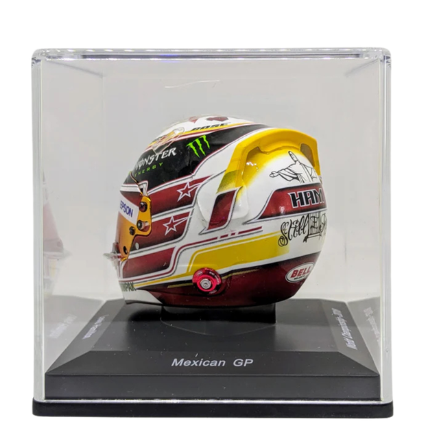Spark Models F1 Lewis Hamilton - Mercedes F1 - AMG PETRONAS - Mexican GP - F1 World Championship 2018 Mini Replica Helmet 1/5 Scale Model