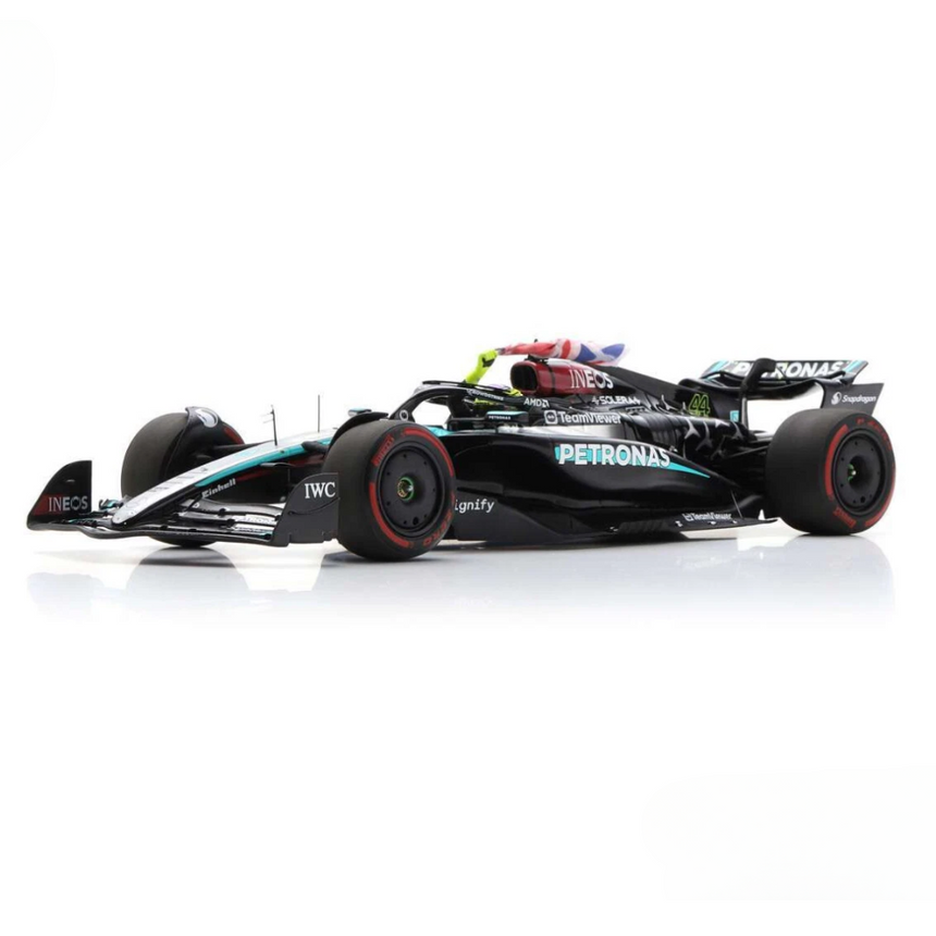 Spark Models F1 Mercedes F1 - AMG PETRONAS Formula One Team No.44 F1 W15 E Performance - Winner British GP 2024 - Lewis Hamilton 1/18 Scale