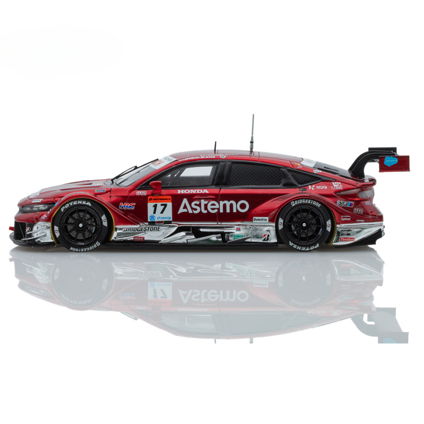 Spark Models Astemo Civic Type R-GT No.17 Astemo Real Racing GT500 SUPER GT 2024 - K. Tsukakoshi - K. Ohta 1/43 Scale Model