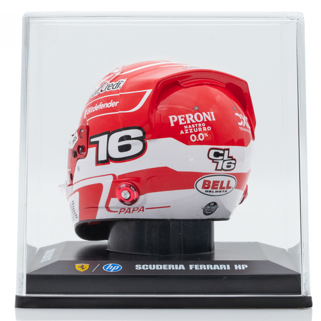 LookSmart F1 Charles Leclerc - Scuderia Ferrari HP 2025 Mini Replica Helmet Model 1/5 Scale Model